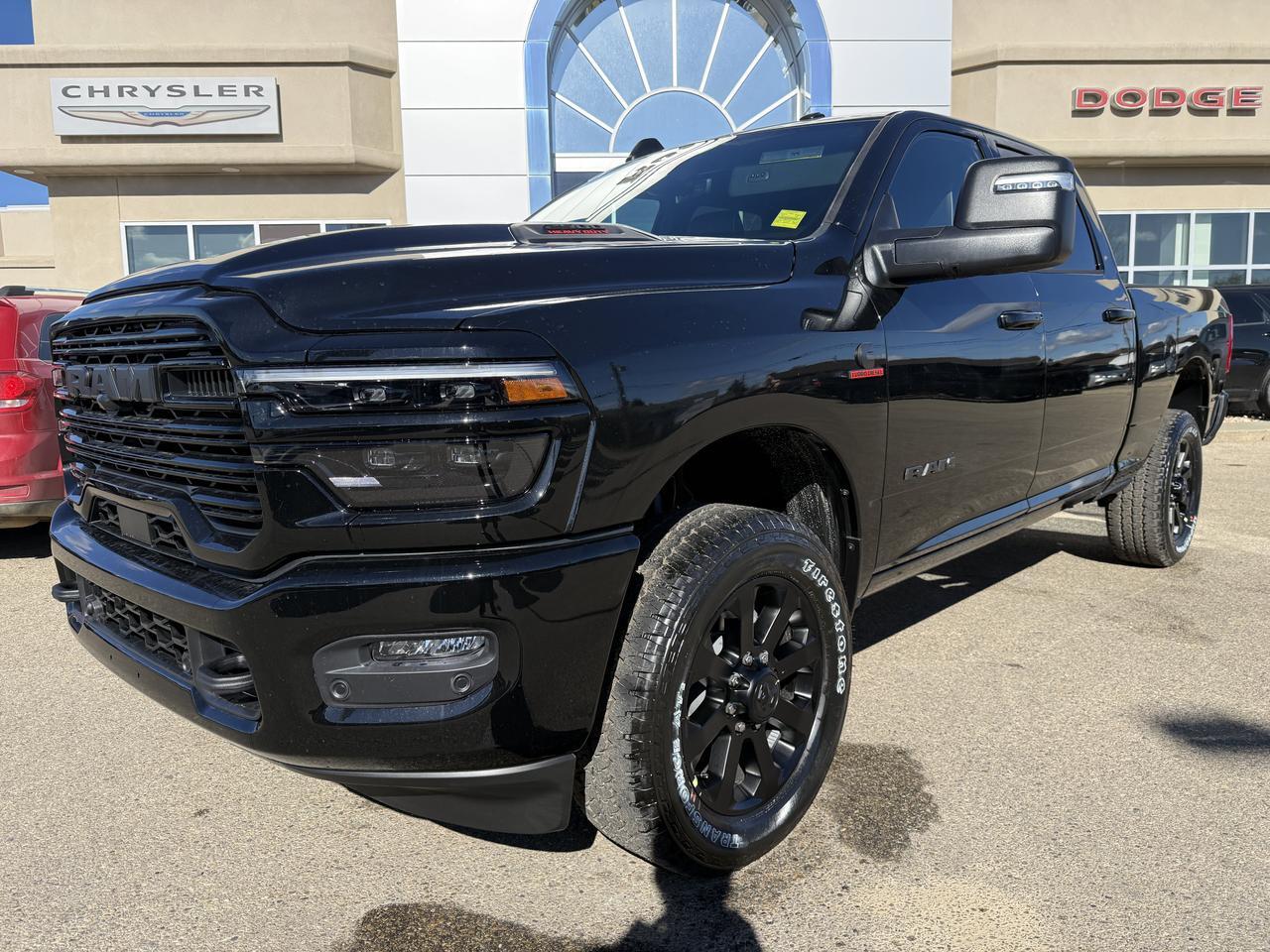 2027 Ram 2500 Laramie Crew Cab 4x4 | Cummins Diesel | Black Leather | Heated Vented Front Seats | 5th Wheel Towing Redwater AB