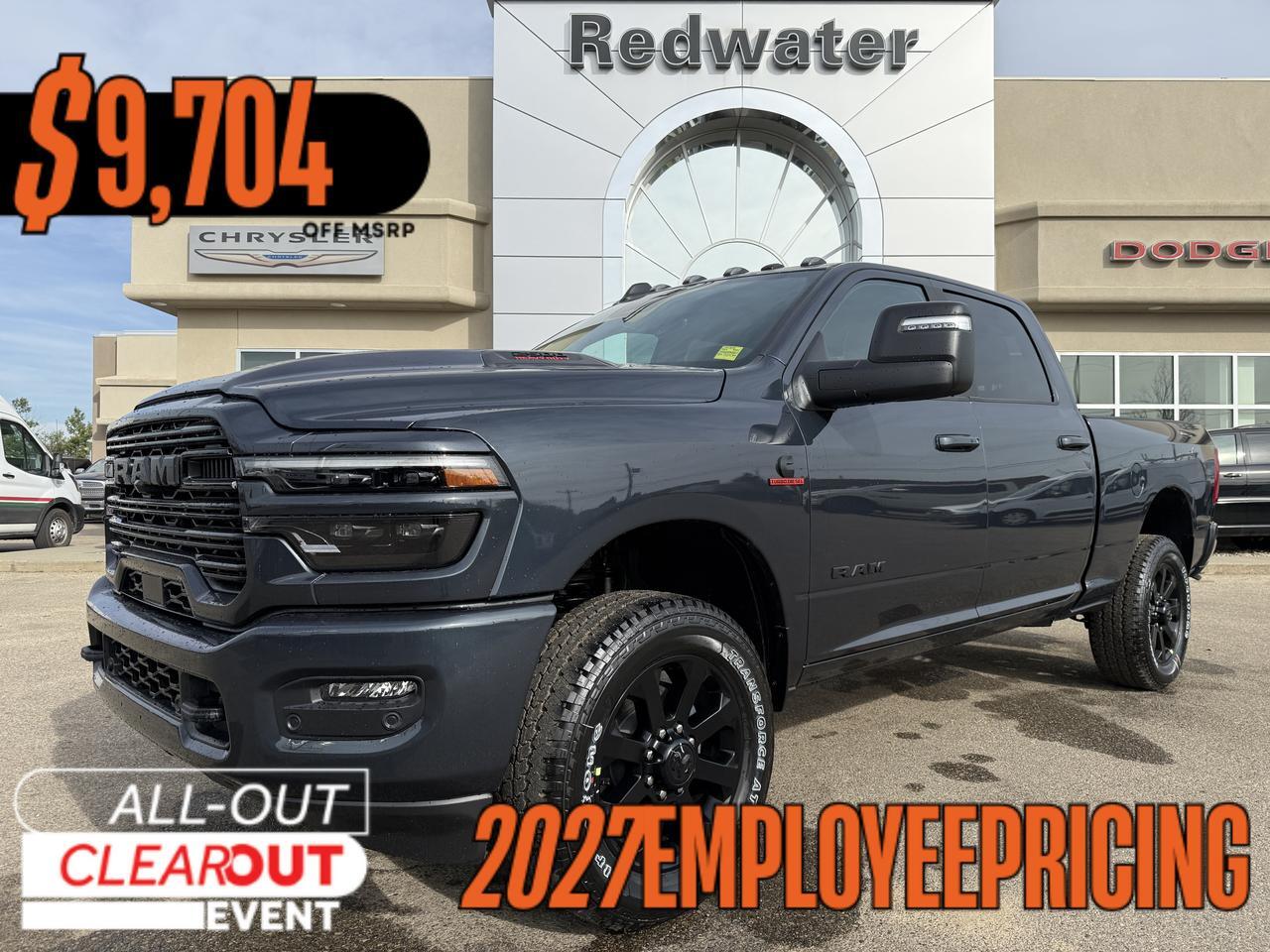 2027 Ram 2500 Laramie Crew Cab 4x4 | Cummins Diesel | Forged Blue | Black Leather Seats | Power Sunroof