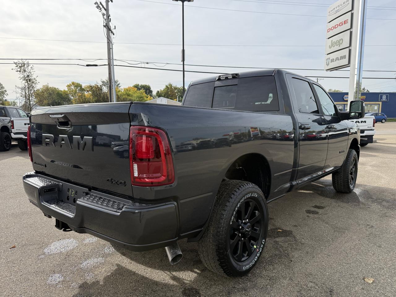 2027 Ram 2500 Laramie Crew Cab 4x4 | Cummins Diesel | Forged Blue | Black Leather Seats | Power Sunroof Redwater AB
