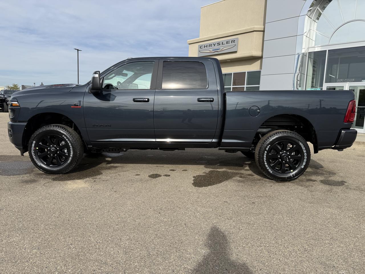 2027 Ram 2500 Laramie Crew Cab 4x4 | Cummins Diesel | Forged Blue | Black Leather Seats | Power Sunroof Redwater AB