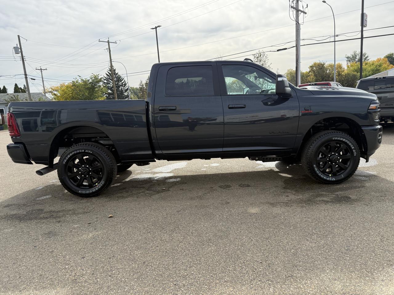 2027 Ram 2500 Laramie Crew Cab 4x4 | Cummins Diesel | Forged Blue | Black Leather Seats | Power Sunroof Redwater AB