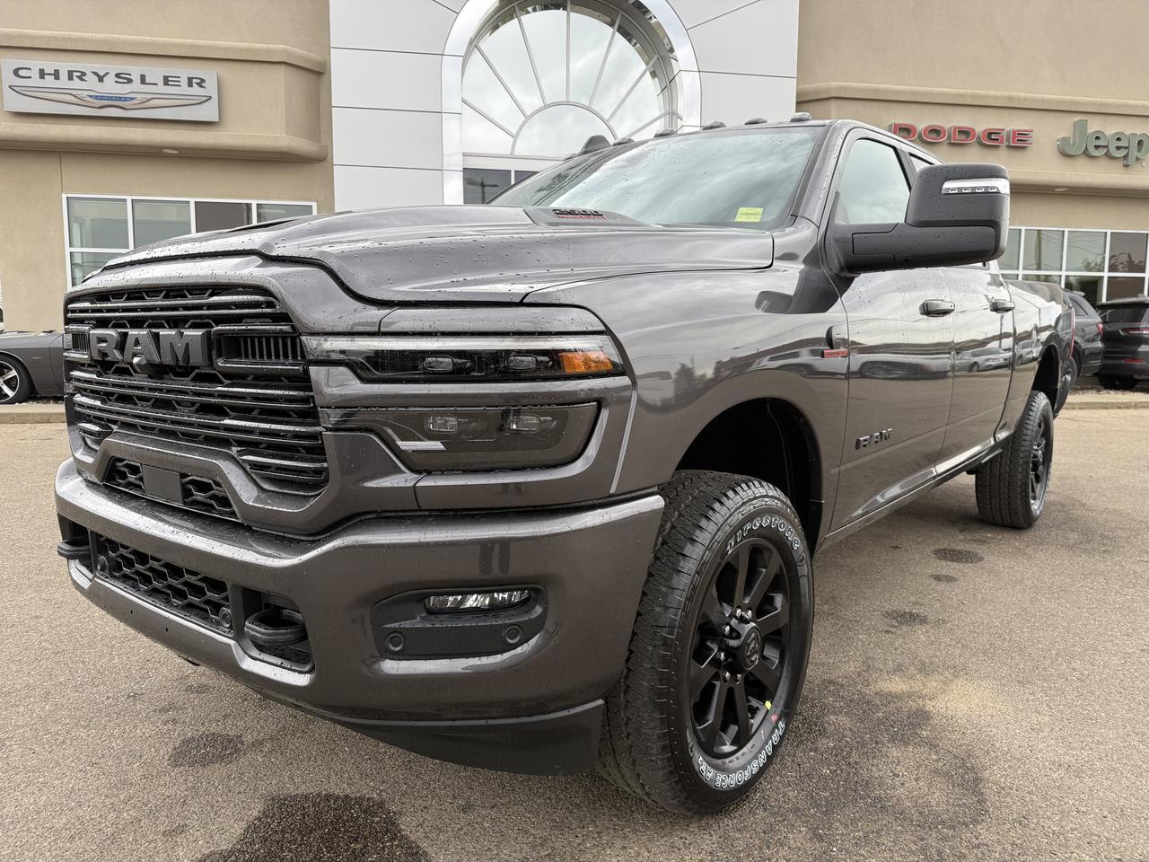 2027 Ram 2500 Laramie Crew Cab 4x4 | Cummins Diesel | Premium Black Leather Heated Vented Seats | 12IN NAV Redwater AB