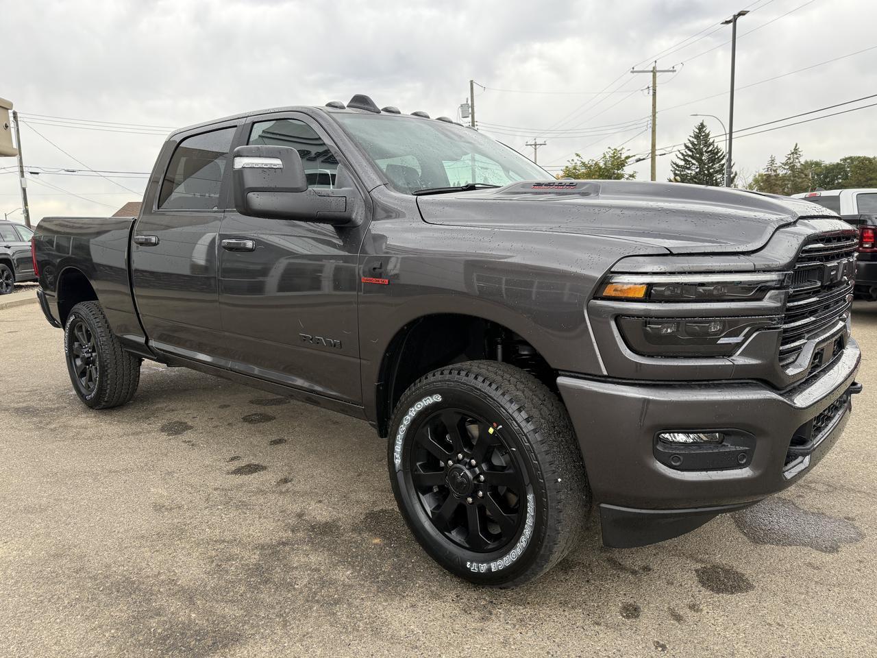 2027 Ram 2500 Laramie Crew Cab 4x4 | Cummins Diesel | Premium Black Leather Heated Vented Seats | 12IN NAV Redwater AB
