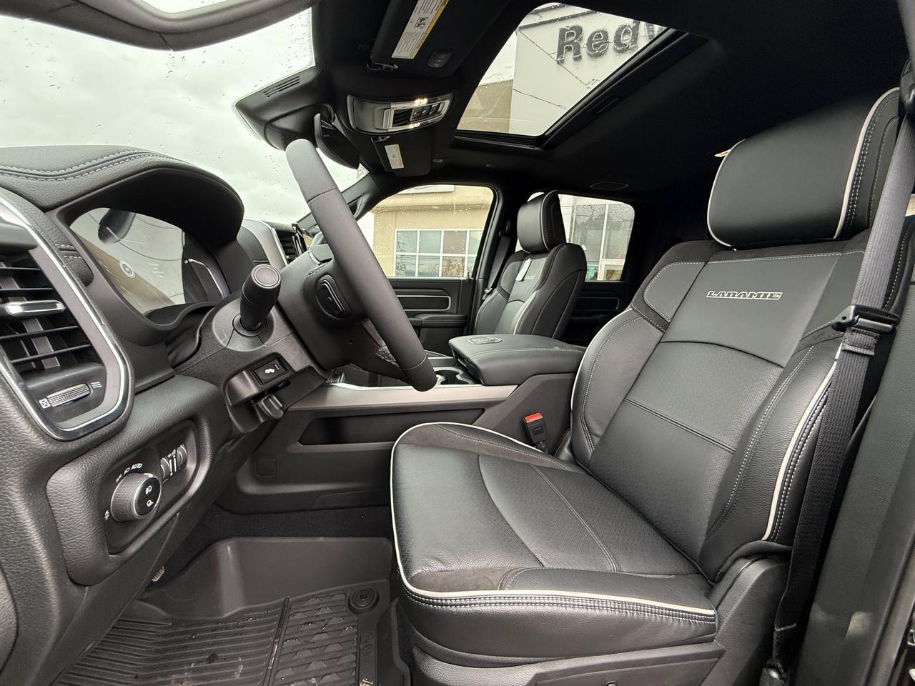 2027 Ram 2500 Laramie Mega Cab 4x4 | Cummins Diesel | Black Leather | Night Edition | Power Sunroof | 12IN Display Redwater AB