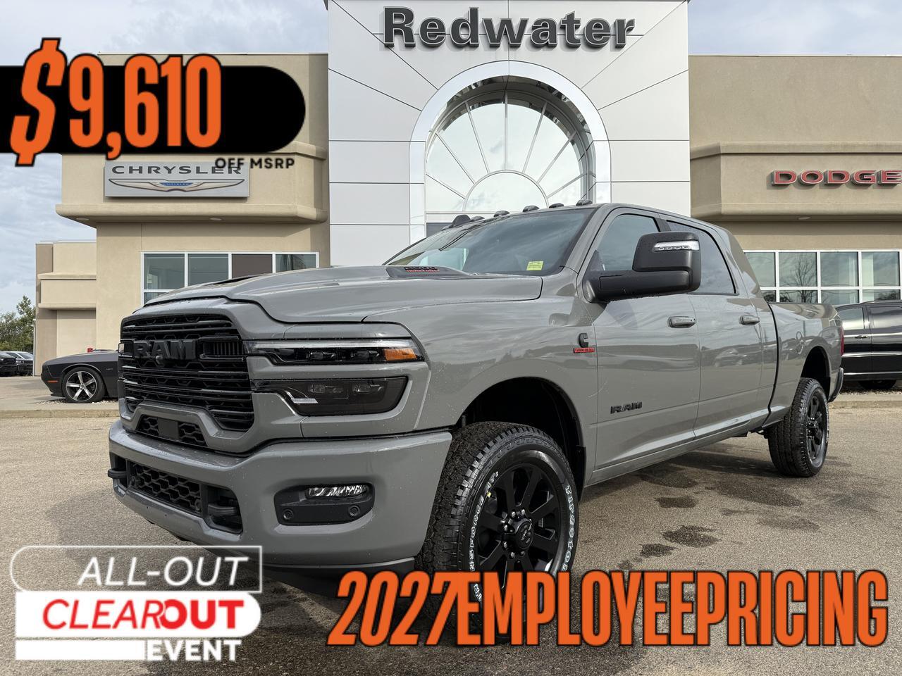 2027 Ram 2500 Laramie Mega Cab 4x4 | Cummins Diesel | Leather | 12IN Touchscreen | NAV | HD Towing