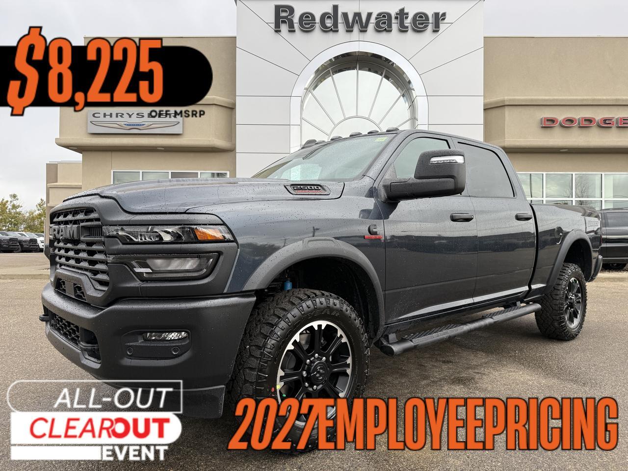 2027 Ram 2500 Warlock Crew Cab 4x4 | 5th Wheel Prep | Front Bench | ParkView Cam | 12IN Display