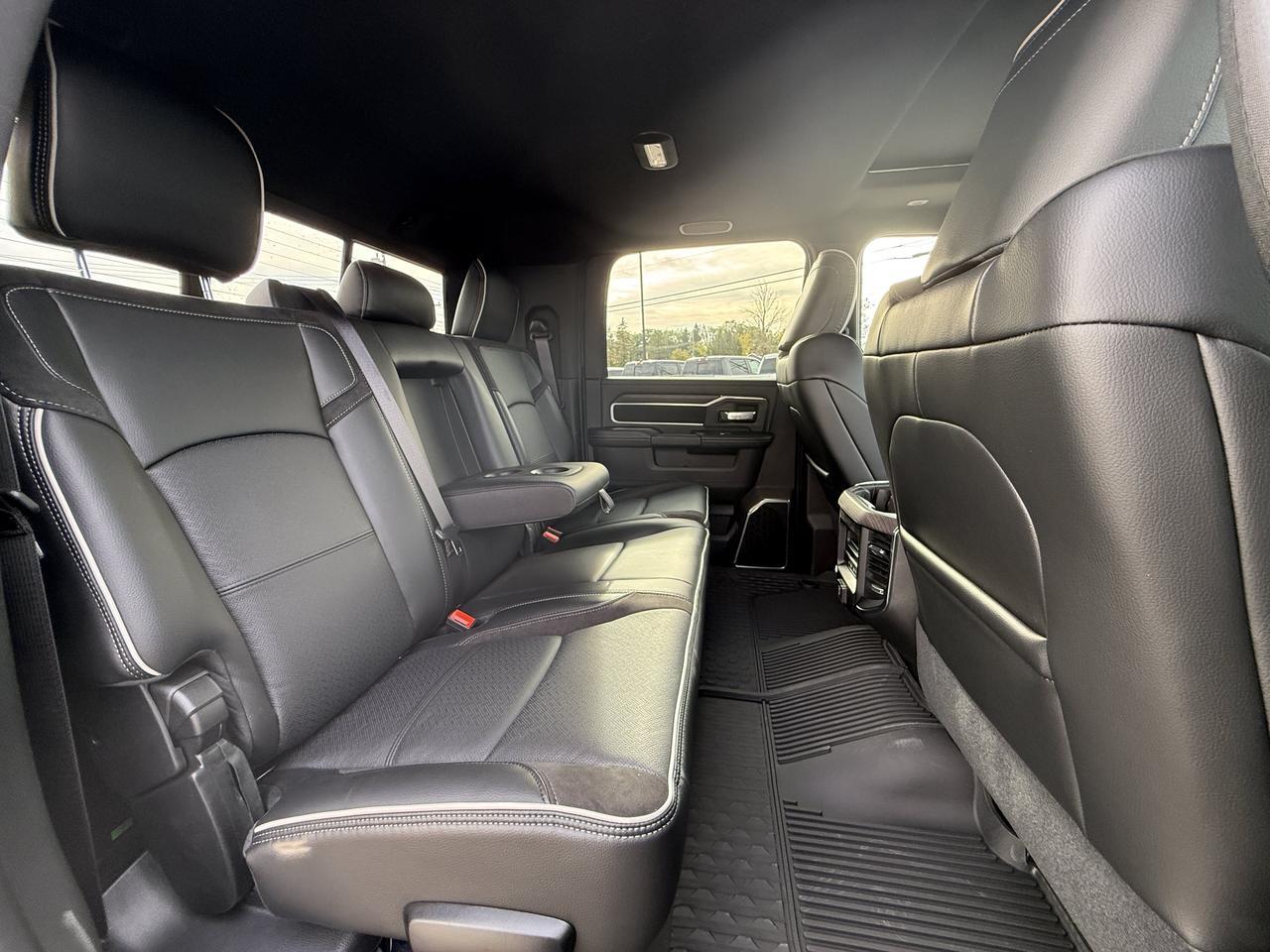 2027 Ram 3500 Laramie Mega Cab 4x4 | Cummins Diesel | Black Leather Suede Heated Seats | NAV Redwater AB