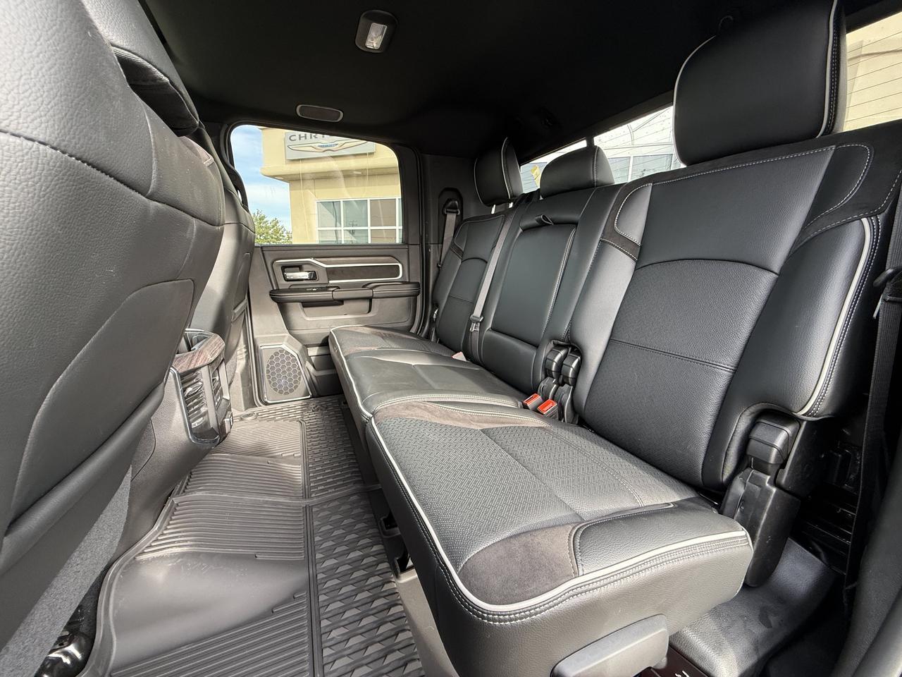 2027 Ram 3500 Laramie Mega Cab 4x4 | Cummins Diesel | Black Leather Suede Heated Seats | NAV Redwater AB