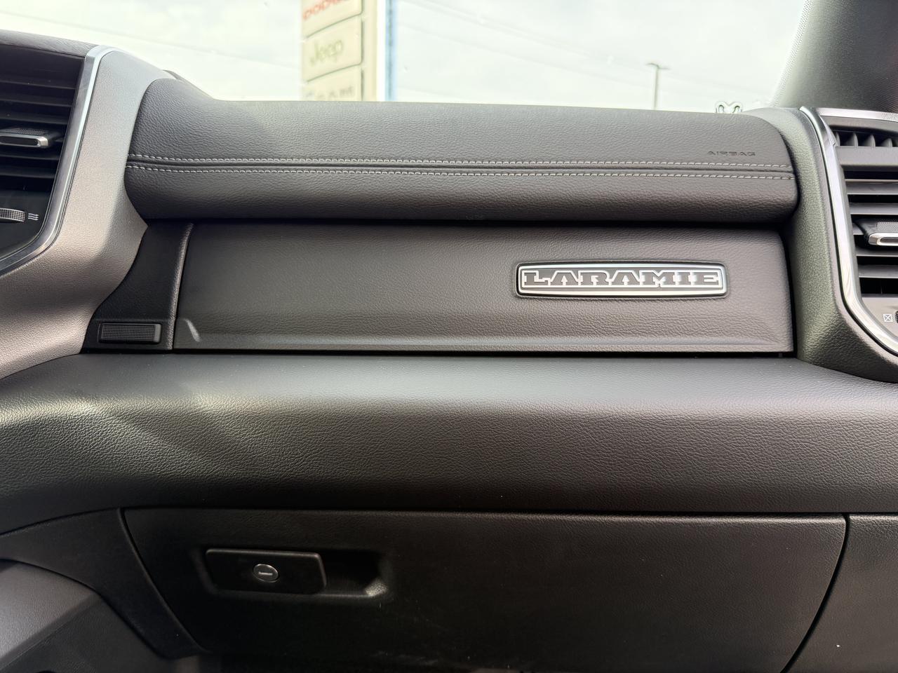 2027 Ram 3500 Laramie Mega Cab 4x4 | Cummins Diesel | Black Leather Suede Heated Seats | NAV Redwater AB