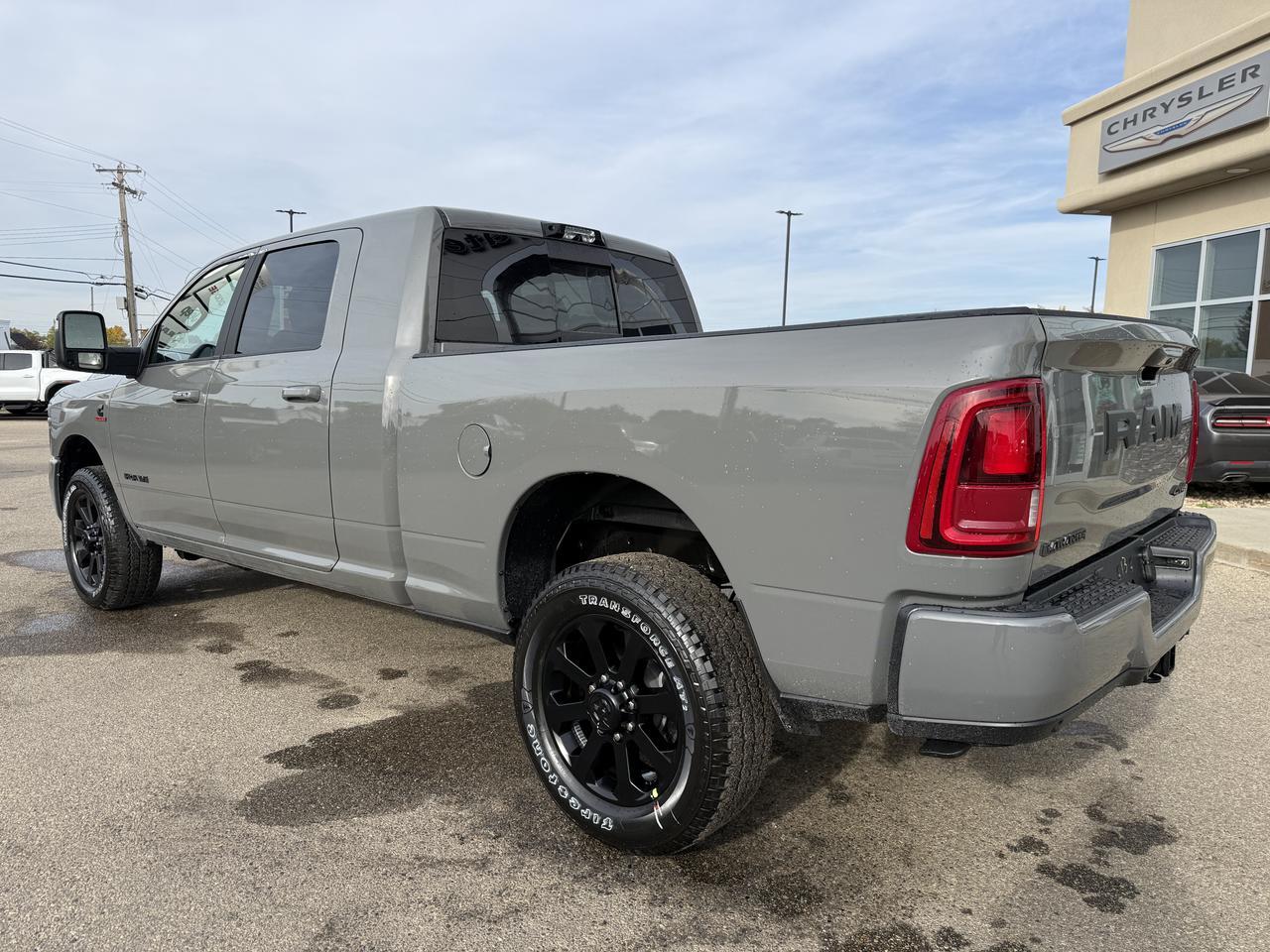 2027 Ram 3500 Laramie Mega Cab 4x4 | Cummins Diesel | Black Leather Suede Heated Seats | NAV Redwater AB