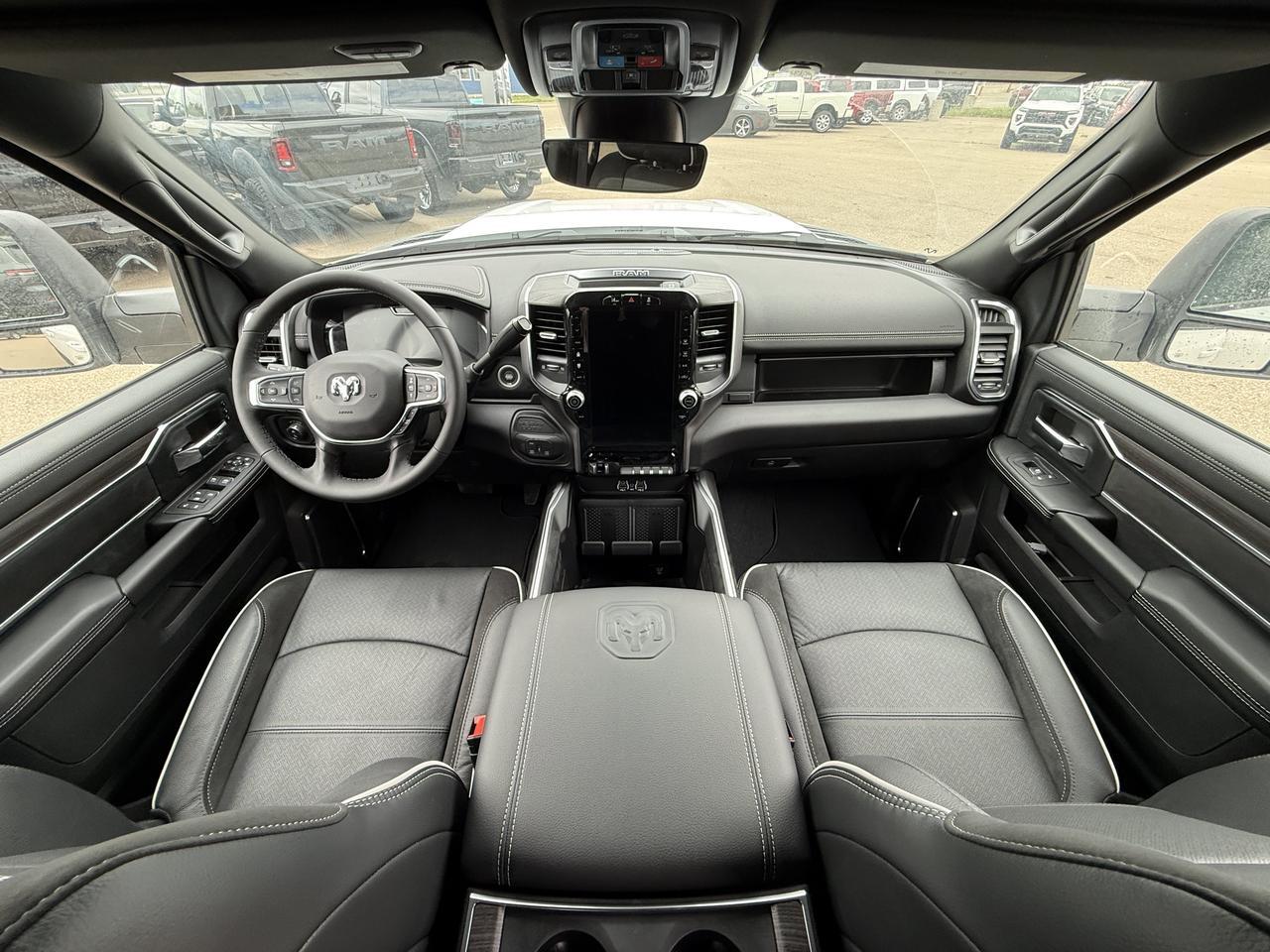2027 Ram 3500 Laramie Night Edition Crew Cab 4x4 | Cummins Diesel | Black Leather | 12IN Touchscreen | NAV Redwater AB