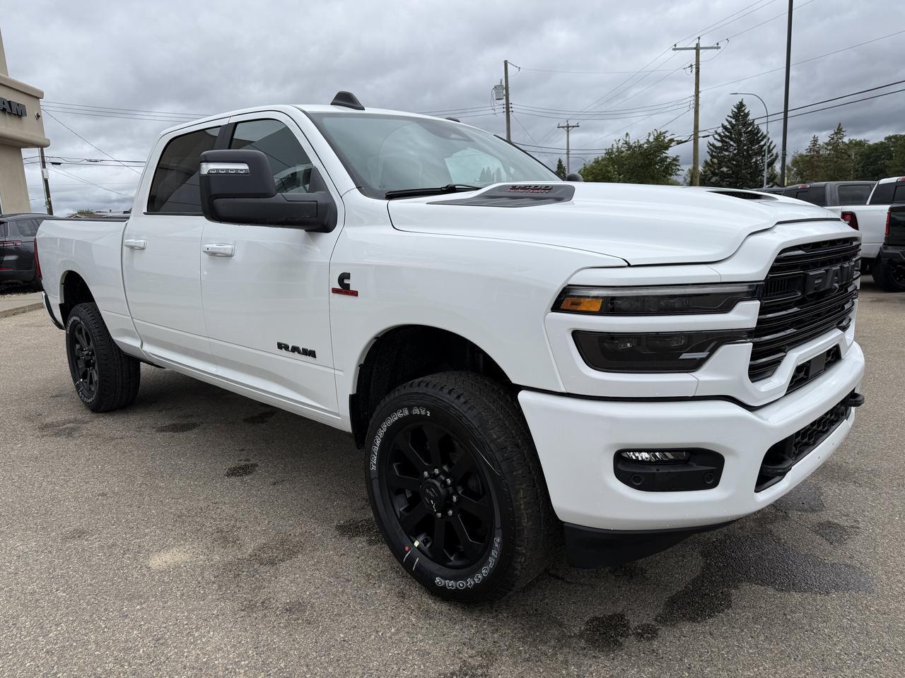 2027 Ram 3500 Laramie Night Edition Crew Cab 4x4 | Cummins Diesel | Black Leather | 12IN Touchscreen | NAV Redwater AB
