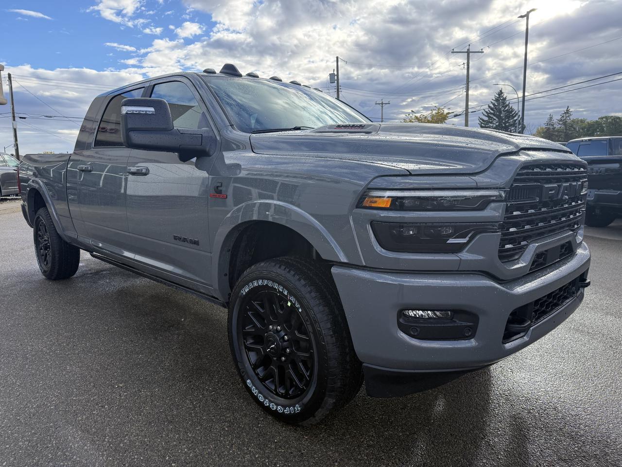 2027 Ram 3500 Limited Mega Cab 4x4 | 6FT 4IN Box | Cummins Diesel | Black Interior | LED Projector Headlights Redwater AB