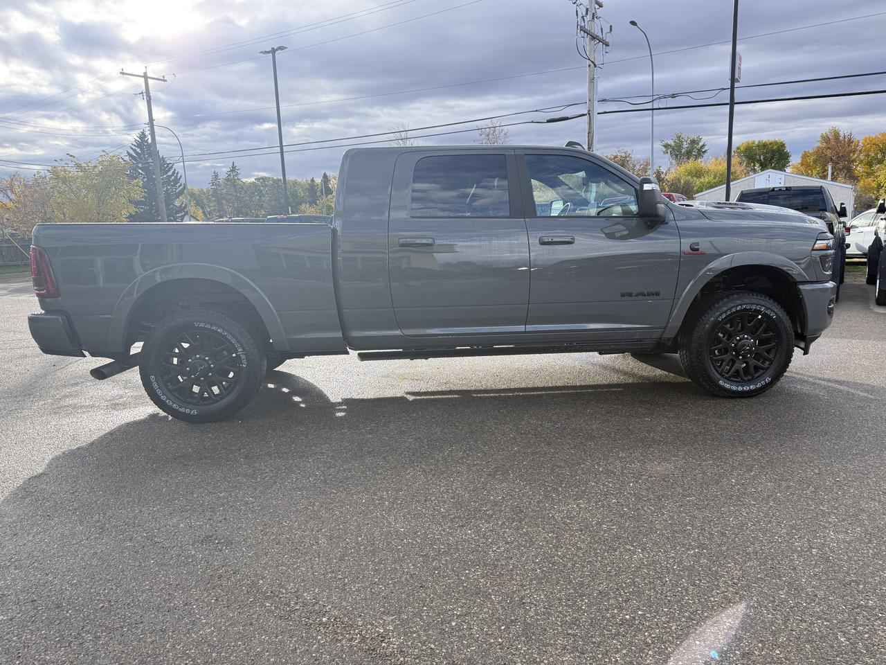 2027 Ram 3500 Limited Mega Cab 4x4 | 6FT 4IN Box | Cummins Diesel | Black Interior | LED Projector Headlights Redwater AB