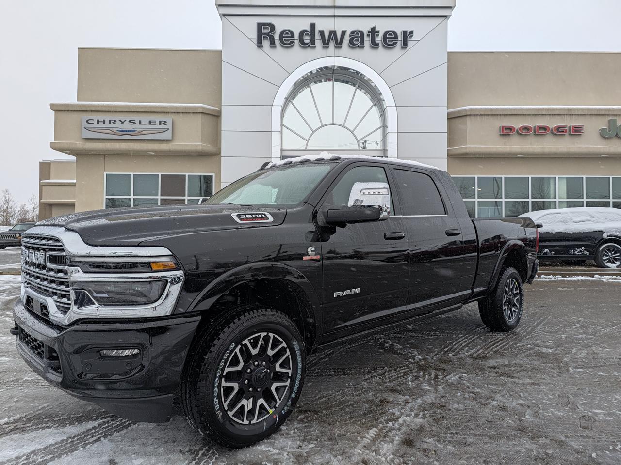 2027 Ram 3500 Longhorn Mega Cab 4x4 | Cummins Diesel | Bison Brown Interior | Surround Camera | Power Sunroof