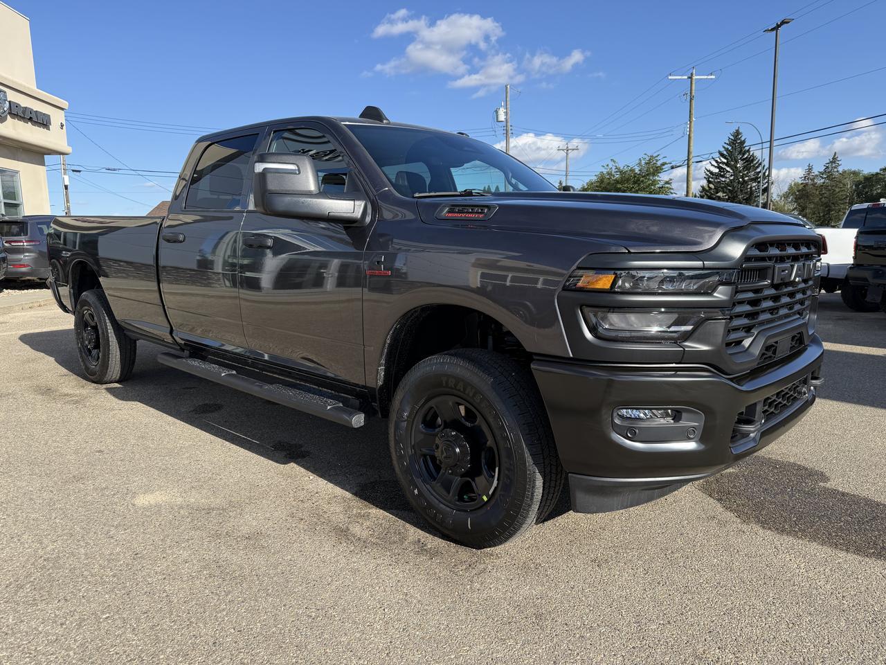 2027 Ram 3500 Tradesman Crew Cab 4x4 | Cummins Diesel | Granite Crystal | 12IN Display | NAV | 5th Wheel Prep Redwater AB
