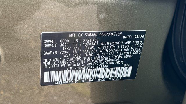 2027 Subaru ASCENT Premium 7-Passenger Fredericksburg VA