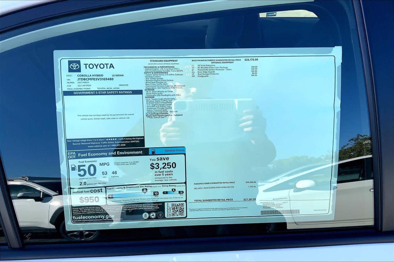 2027 Toyota Corolla Hybrid LE Folsom CA