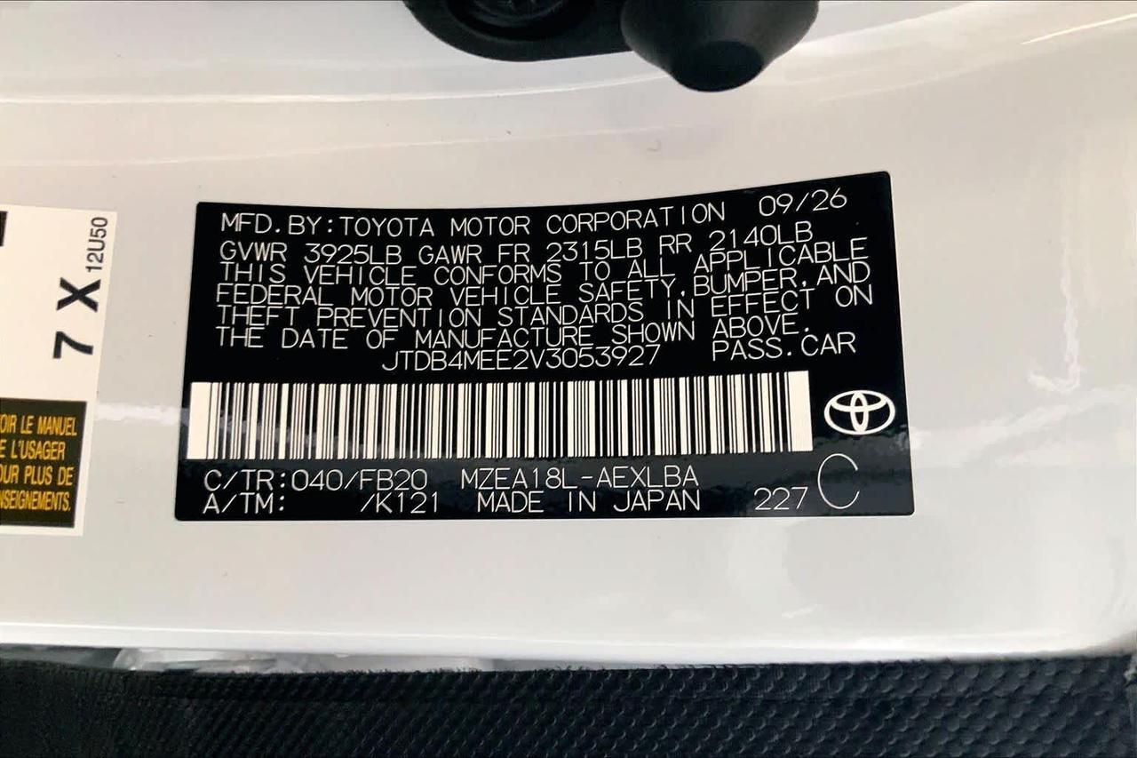 2027 Toyota Corolla LE Folsom CA
