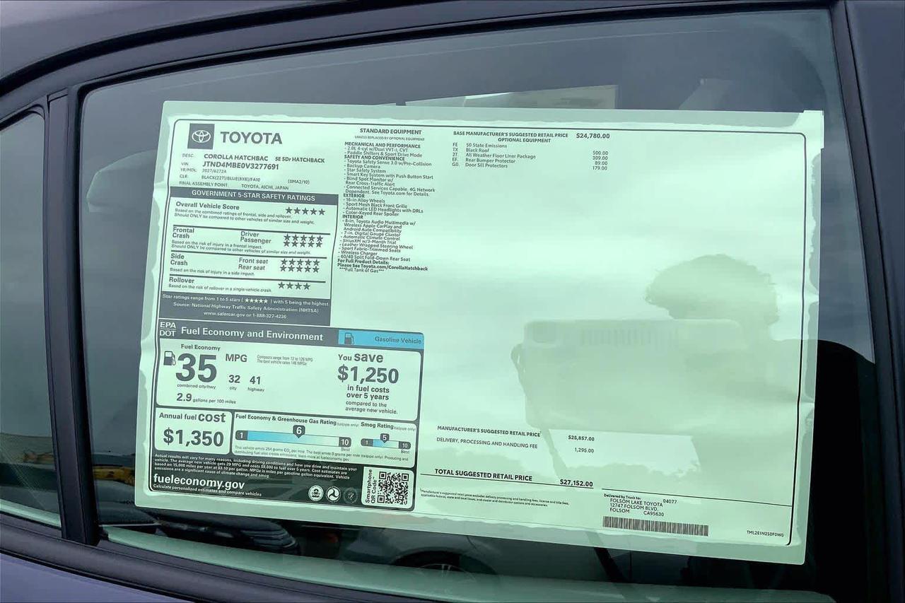 2027 Toyota Corolla SE Folsom CA