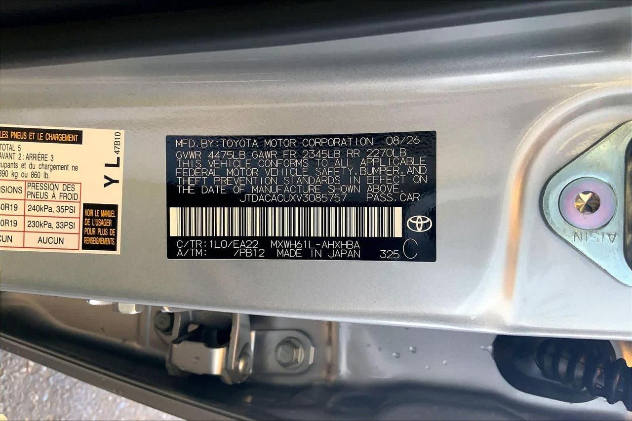 2027 Toyota Prius Plug-In Hybrid XSE Premium Folsom CA