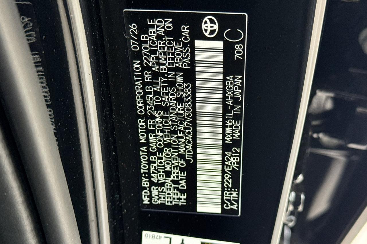 2027 Toyota Prius Plug-in Hybrid Nightshade Roseville CA