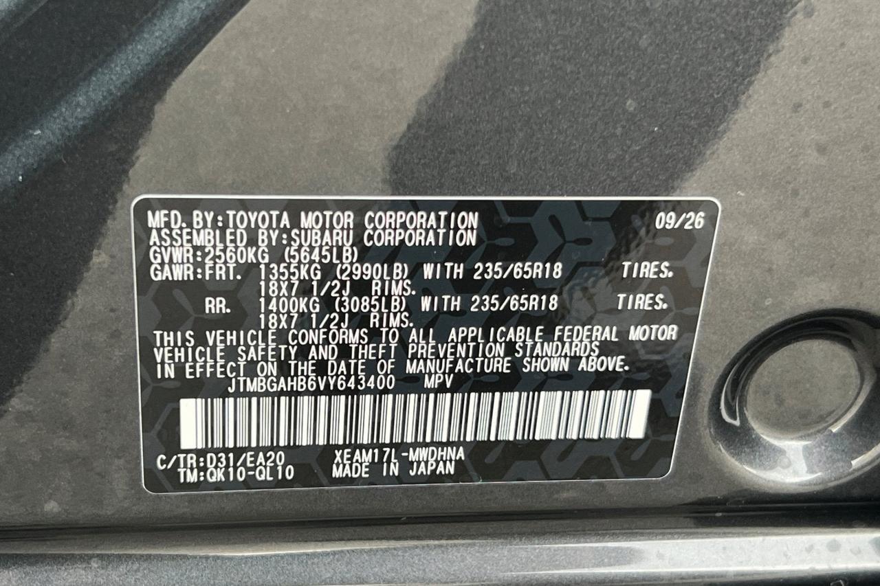 2027 Toyota bZ Woodland Base Roseville CA