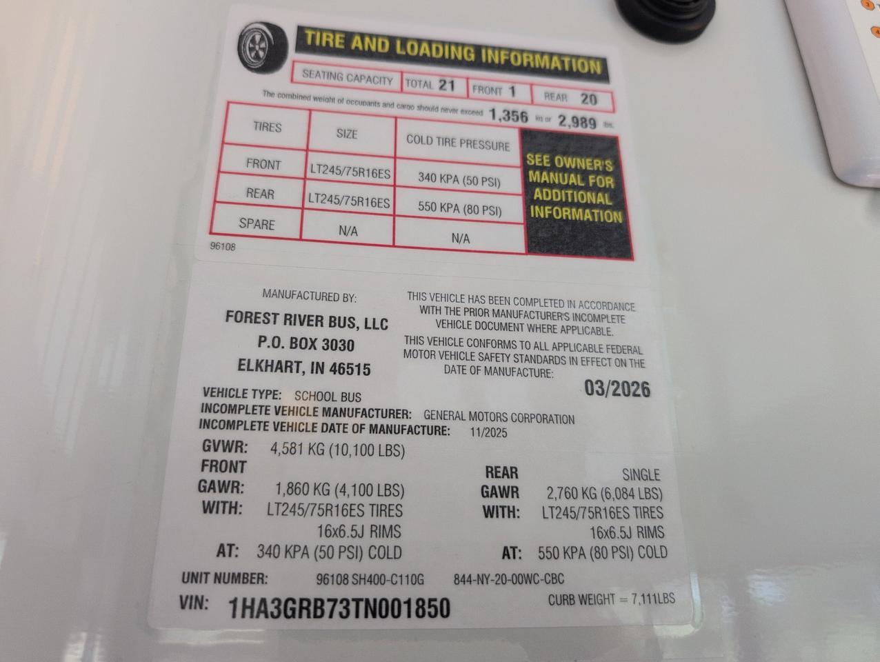 2028 Chevrolet MAGELLAN EXPRESS G3500 Johnstown NY